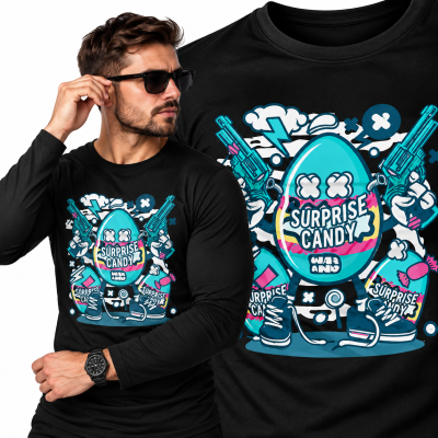 LONGSLEEVE ANIMOWANY  SURPRISE CANDY
